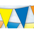 105' Economy 4 Mil V-Shaped Poly Pennant String (12"x18"-48 Pennants)